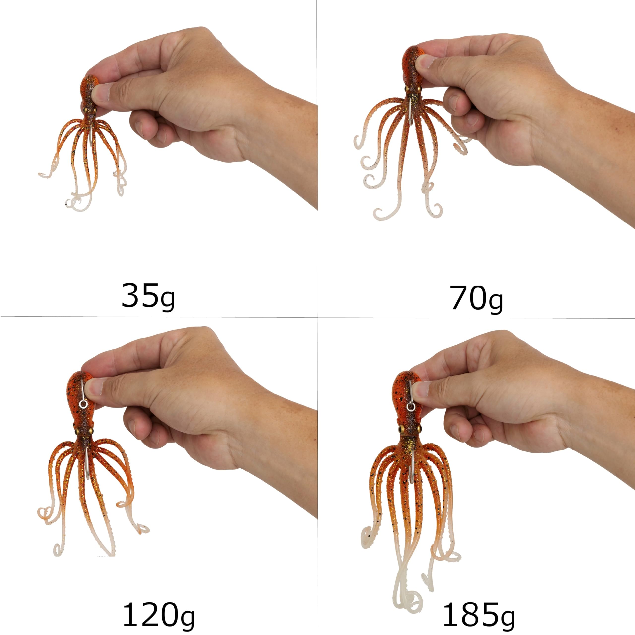 Amazon.co.jp: Savage Gear (サベージギア) 3Dオクトパス 35Gグロー 怪